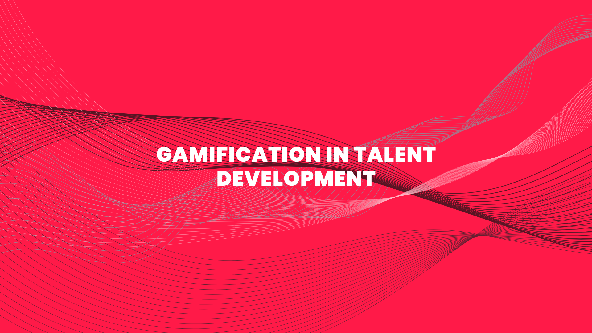 Gamification in Talent Development